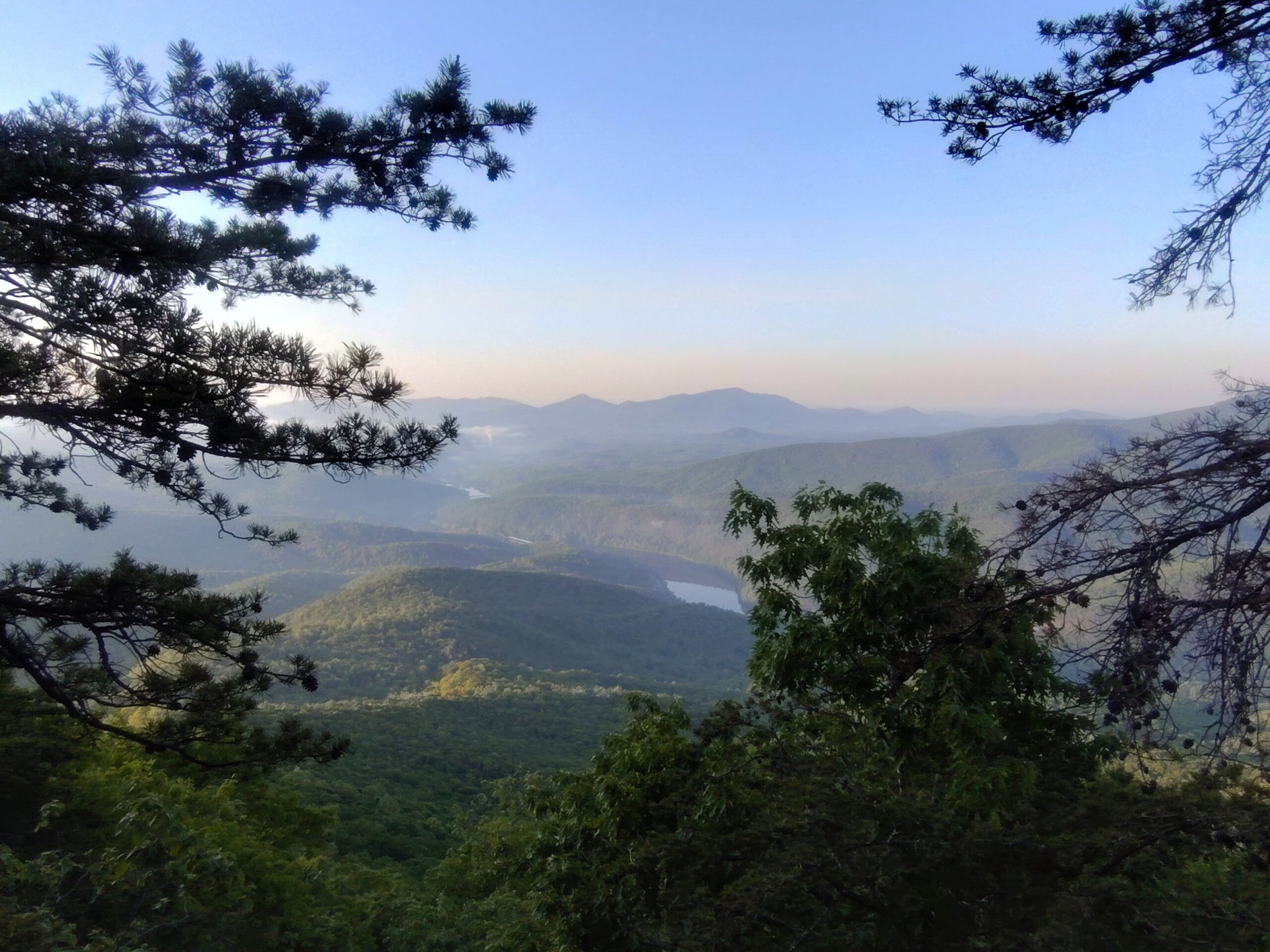 The James River bellow